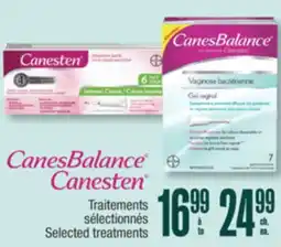Jean Coutu CANESBALANCE Selected treatments offer