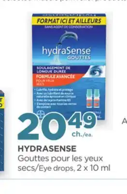 Proxim HYDRASENSE Eye drops offer