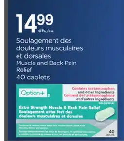 Proxim OPTION+ Muscle and Back Pain Relief offer