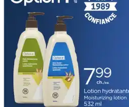 Proxim OPTION+ Moisturizing lotion offer