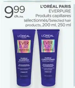 Proxim L'ORÉAL PARIS EVERPURE Selected hair products offer