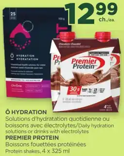 Proxim Ô HYDRATION, PREMIER PROTEIN offer