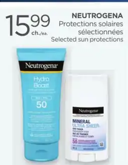 Proxim NEUTROGENA Protections solaires sélectionnées/Selected sun protections offer