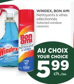 Proxim WINDEX, BON AMI Nettoyants à vitres sélectionnés/Selected window cleaners offer