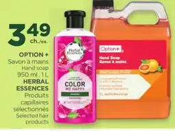 Proxim OPTION + / HERBAL ESSENCES offer