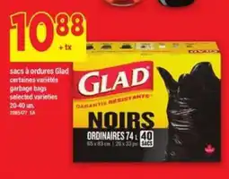 Maxi GLAD GARBAGE BAGS offer
