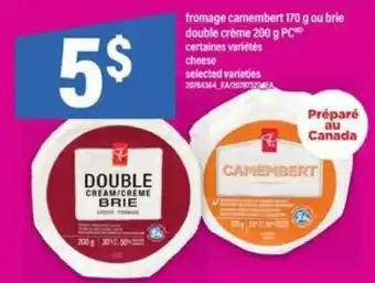 Maxi fromage camembert ou brie double crème offer