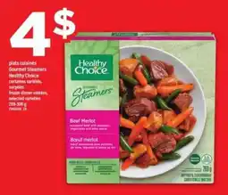 Maxi HEALTHY CHOICE GOURMET STEAMERS offer
