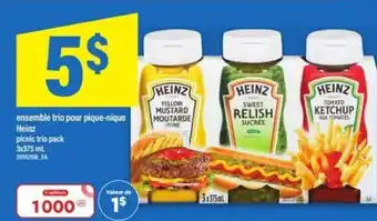 Maxi HEINZ PICNIC TRIO PACK offer