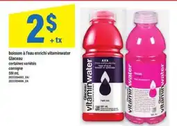 Maxi boisson à l'eau enrichi vitaminwater Glaceau offer