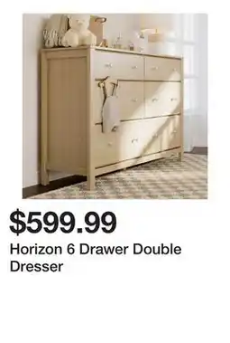 Wayfair Horizon 6 Drawer Double Dresser offer