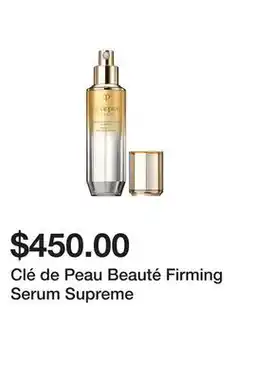 Sephora Clé de Peau Beauté Firming Serum Supreme offer
