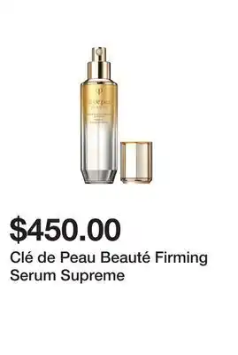 Sephora Clé de Peau Beauté Firming Serum Supreme offer