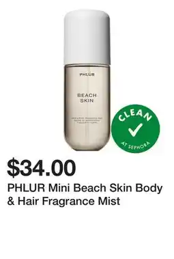 Sephora PHLUR Mini Beach Skin Body & Hair Fragrance Mist offer