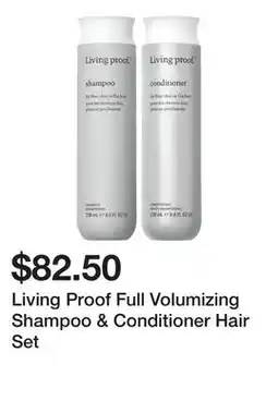 Sephora Living Proof Full Volumizing Shampoo & Conditioner Hair Set offer