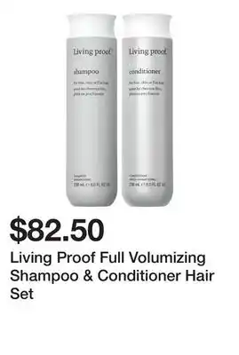 Sephora Living Proof Full Volumizing Shampoo & Conditioner Hair Set offer