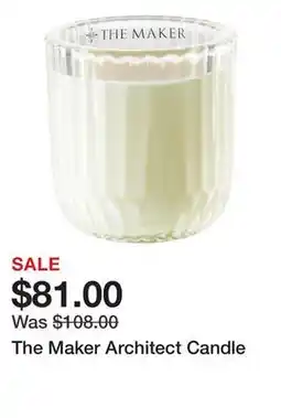 Sephora The Maker Architect Candle offer