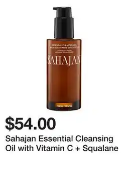 Sephora Sahajan Essential Cleansing Oil with Vitamin C + Squalane offer