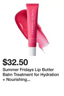 Sephora Summer Fridays Lip Butter Balm Treatment for Hydration + Nourishing Shine offer
