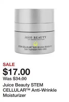Sephora Juice Beauty STEM CELLULAR Anti-Wrinkle Moisturizer offer