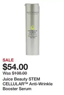 Sephora Juice Beauty STEM CELLULAR Anti-Wrinkle Booster Serum offer