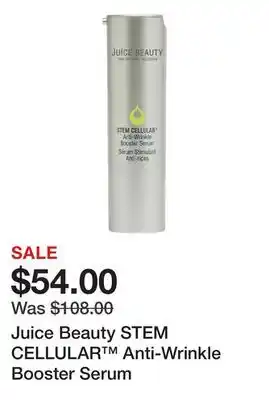 Sephora Juice Beauty STEM CELLULAR Anti-Wrinkle Booster Serum offer