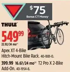 Canadian Tire Apex XT 4-Bike Hitch-Mount Bike Rack offer