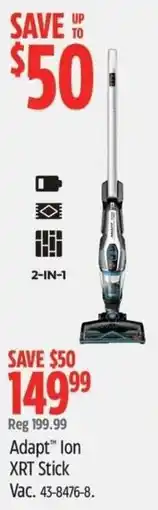 Canadian Tire Adapt lon XRT Stick offer