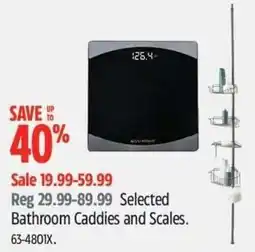 Canadian Tire Bathroom Caddies and Scales offer