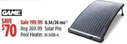Canadian Tire Solar Pro Pool Heater offer