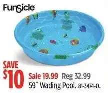 Canadian Tire FunSicle 59" Wading Pool offer
