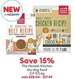 Petsmart Save 15% The Honest Kitchen dry dog food offer