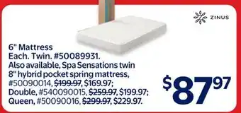 Walmart 6 Mattress offer