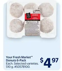 Walmart Your Fresh Market Donuts 6-Pack offer