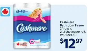 Walmart Cashmere Bathroom Tissue offer