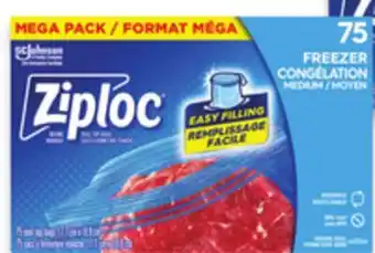 Walmart Ziploc Freezer Bags Mega Pack offer