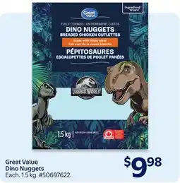 Walmart Great Value Dino Nuggets offer