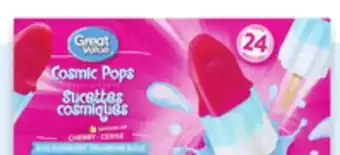 Walmart Great Value Ice Pops offer