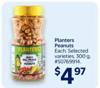 Walmart Planters Peanuts offer