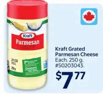 Walmart Kraft Grated Parmesan Cheese offer