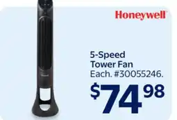 Walmart 5-Speed Tower Fan offer