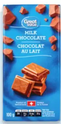 Walmart Great Value Milk Chocolate offer