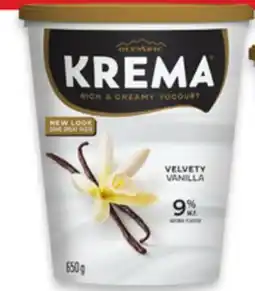 Walmart Olympic Krema Yogurt Tubs offer