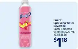 Walmart Fruit2O Sparkling Water Beverage offer