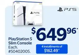 Walmart PlayStation 5 Slim Console offer
