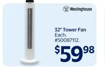 Walmart 32 Tower Fan offer