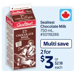 Walmart Sealtest Chocolate Milk offer