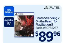 Walmart Death Stranding 2: On the Beach for Playstation 5 offer