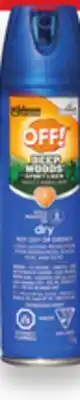 Walmart OFF! Deep Woods Sportsmen Insect Repellent offer
