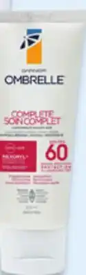 Walmart Ombrelle Sport Endurance or Ultimate Hydrating Sun Defense Sunscreen SPF 60 offer